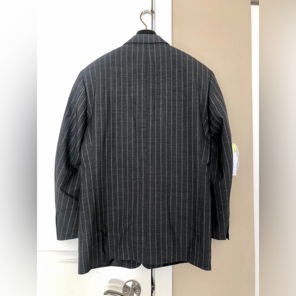 Tommy Hilfiger Pinstripe Classis Business 2pc Set Cotton Suit - Picture 3 of 7